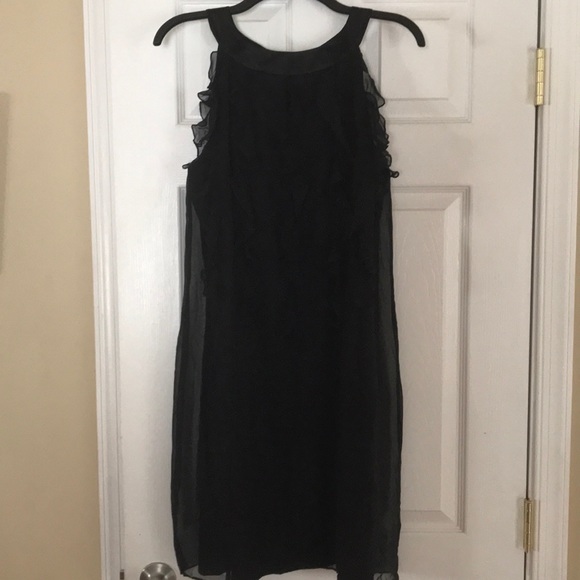 Black sleeveless cocktail dress - Picture 1 of 3